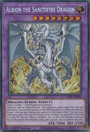 CYAC-EN035 Albion the Sanctifire Dragon (Secret Rare) <1st>