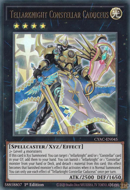 CYAC-EN045 Tellarknight Constellar Caduceus (Ultra Rare) <1st>