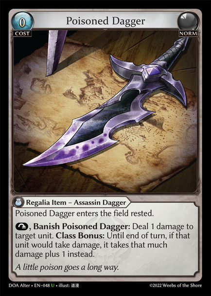GA01-DOAAlt-EN-048U Poisoned Dagger