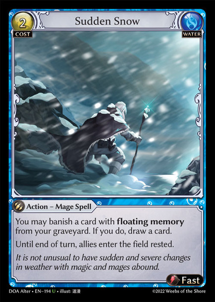 GA01-DOAAlt-EN-194U Sudden Snow