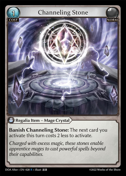 GA01-DOAAlt-EN-028R Channeling Stone (Foil)