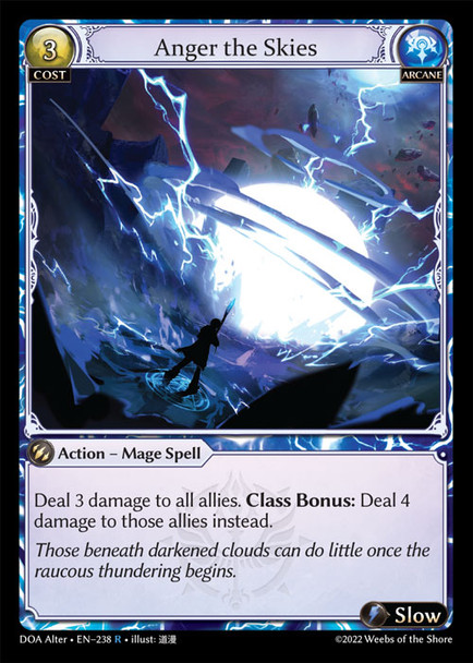 GA01-DOAAlt-EN-238R Anger the Skies (Foil)