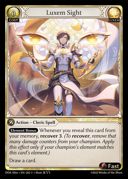 |GA01|<Alt>[DOA-EN-262](U) Luxem Sight {Foil}