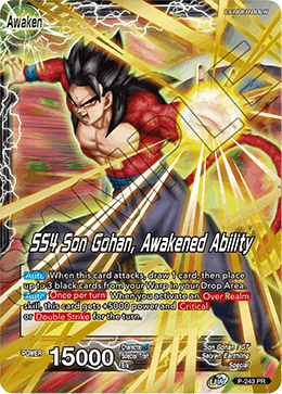 P-243P Son Gohan // SS4 Son Gohan, Awakened Ability
