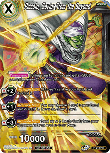 P-244P Piccolo, Savior from Beyond (Gold Stamped)