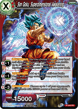 P-249P Son Goku, Superdimensional Awakening
