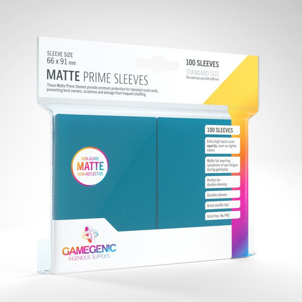 Gamegenic Matte Prime Card Sleeves Blue (100)