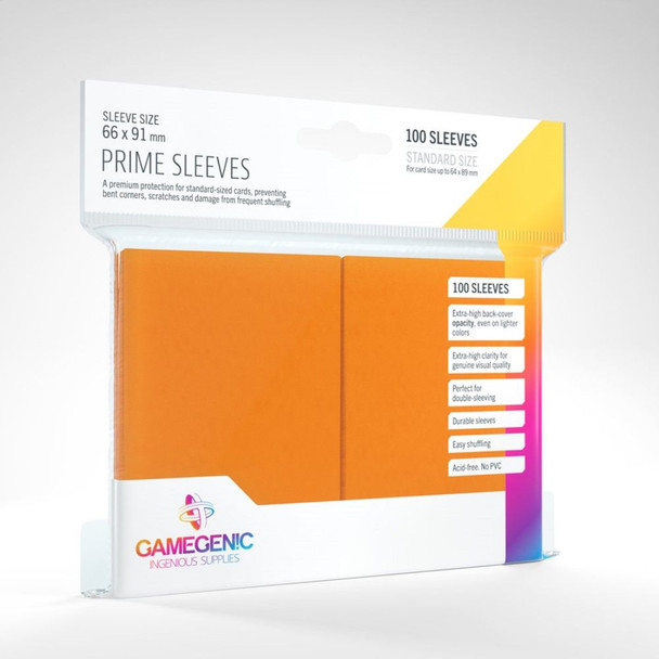 Gamegenic Prime Card Sleeves Orange (100)
