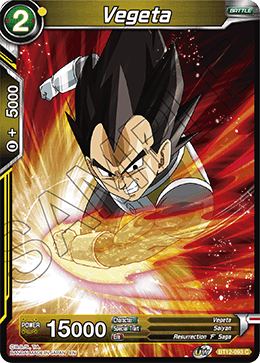 BT12-093C Vegeta Foil