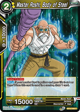 BT12-096C Master Roshi, Body of Steel Foil