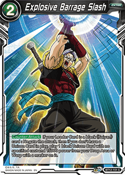 BT12-151C Explosive Barrage Slash Foil