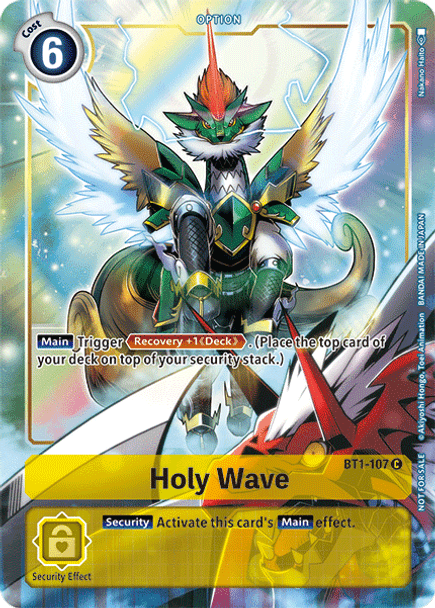 BT01-107C Holy Wave (Box Topper) (Foil)