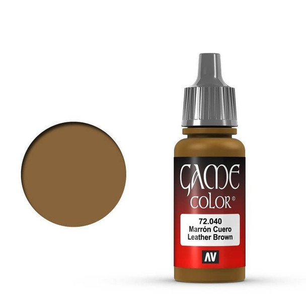 Vallejo Game Colour - Leather Brown 18ml