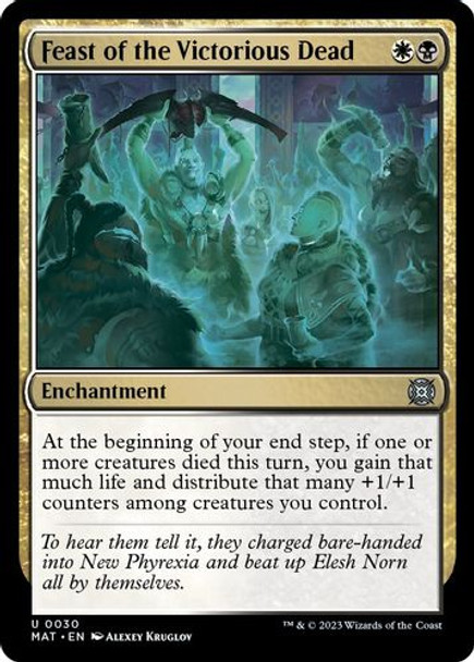 MAT-030U Feast of the Victorious Dead (Foil)