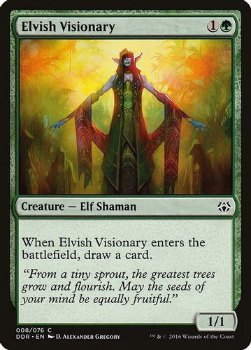 DDR-008C Elvish Visionary