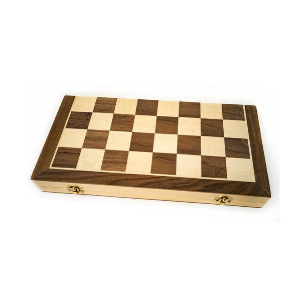 LPG Wooden Folding Chess/Checkers/Backgammon Set 40cm