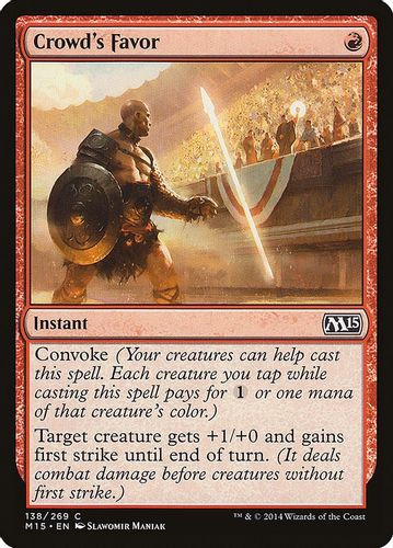 M15-138C Crowd's Favor