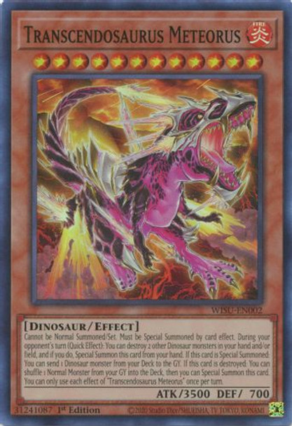 WISU-EN002 Transcendosaurus Meteorus (Super Rare) <1st>