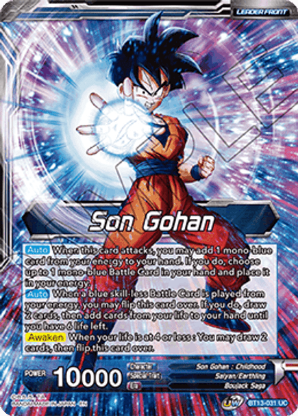 BT13-031UC Son Gohan // SS2 Son Gohan, Pushed to the brink