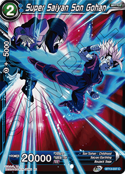 BT13-037C Super Saiyan Son Gohan