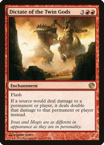 JOU-093R Dictate of the Twin Gods (Foil)