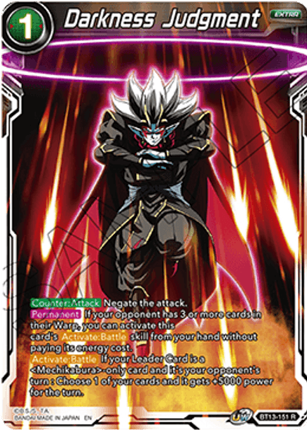 BT13-151R Darkness Judgment Foil