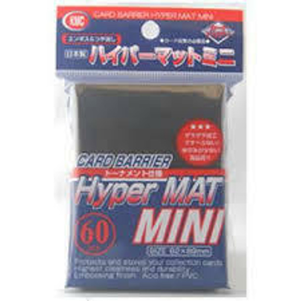 KMC Hyper MAT MINI Black Sleeve (60pk)