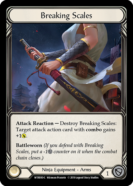 FAB01 WTR-080C Breaking Scales Cold Foil (1st ed)