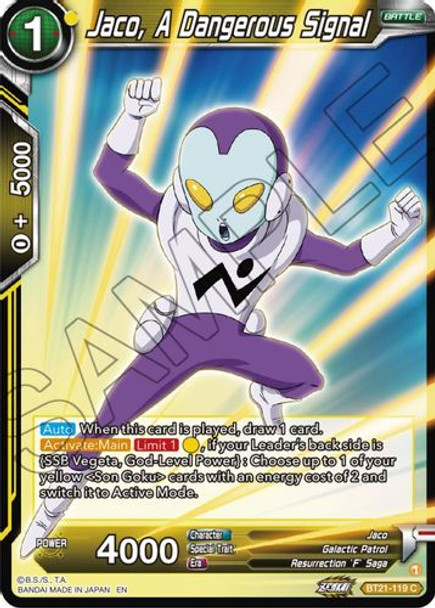 BT21-119C Jaco, A Dangerous Signal (Foil)