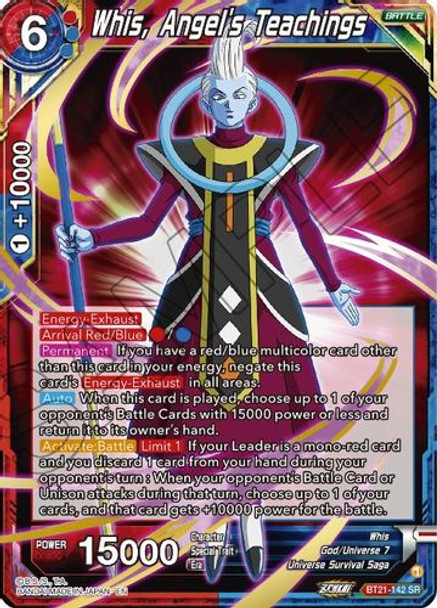 BT21-142SR Whis, Angel's Teachings (Foil)