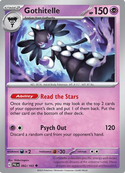 [SV02][PAL-092/193](UC) Gothitelle (Reverse Holo)