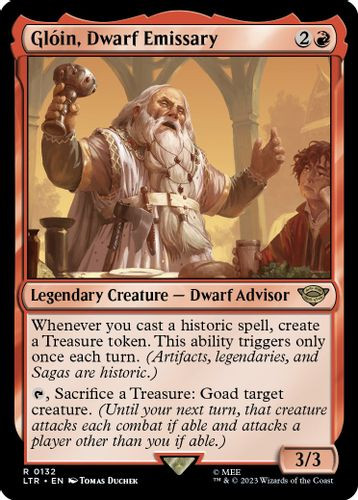 LTR-132R Gloin, Dwarf Emissary (Foil)