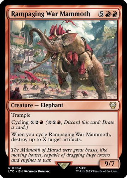 LTC-034R Rampaging War Mammoth