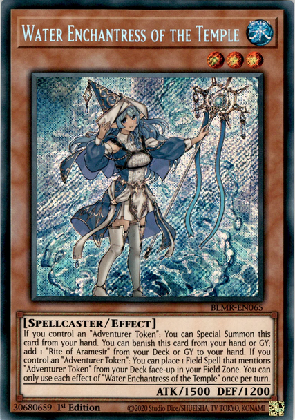 BLMR-EN065 Water Enchantress of the Temple (Secret Rare) <1st>
