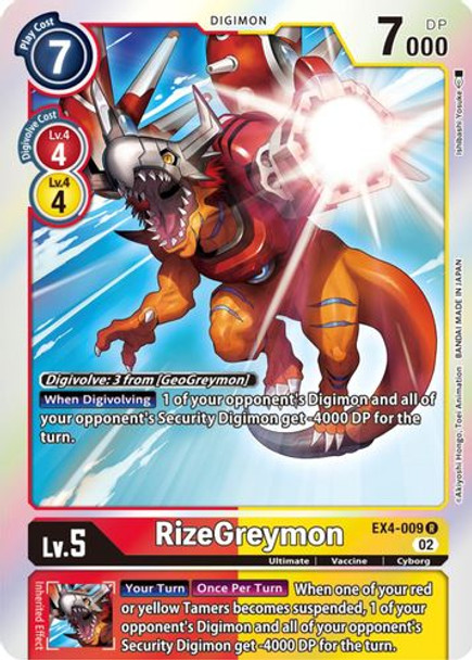 EX04-009R RizeGreymon (Foil)