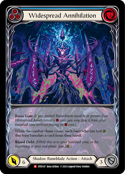 FAB10 1st DTD-137M Widespread Annihilation (Extended Art) (Rainbow Foil)