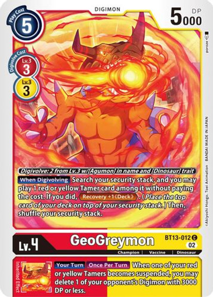 BT13-012C Geogreymon