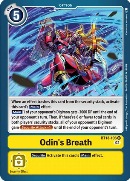 BT13-106U Odin's Breath