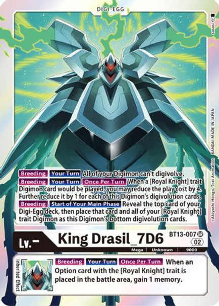 BT13-007SR King Drasil_7D6 (Foil)