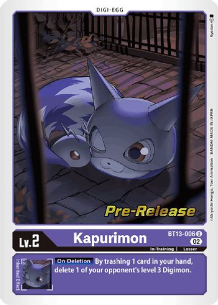 BT13-006U Kapurimon (Prerelease Stamp) (Foil)