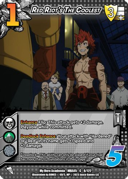 MHA05-008/122C Red Riot's The Coolest