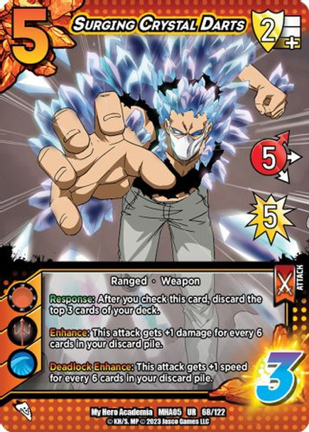 MHA05-068/122UR Surging Crystal Darts (Foil)