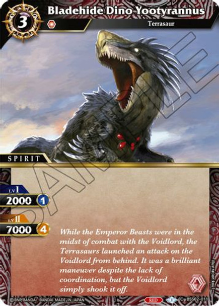 BSS02-011C Bladehide Dino Yootyrannus (Foil)