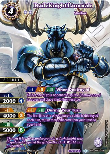 BSS02-028SPR Dark Knight Lamorak (Foil)