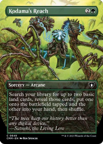 CMM-0649C Kodama's Reach (Borderless) (Foil)