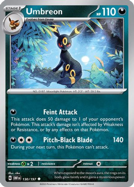 [SV03][OBF-130/197](UC) Umbreon (Reverse Holo)