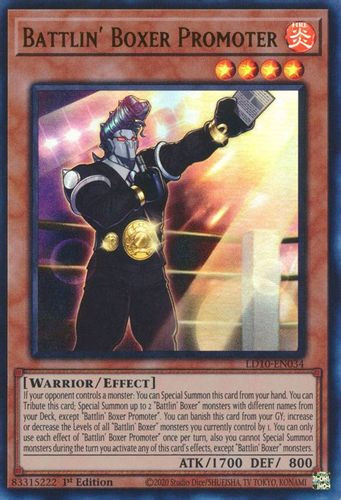 LD10-EN034 Battlin' Boxer Promoter (Ultra Rare) <1st>