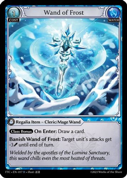 GA02-FTC1st-EN-017R Wand of Frost (Foil)