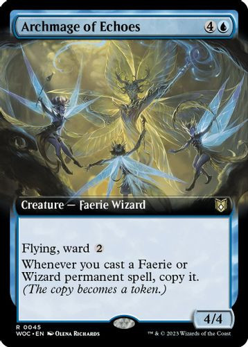 WOC-0045R Archmage of Echoes (Extended Art)