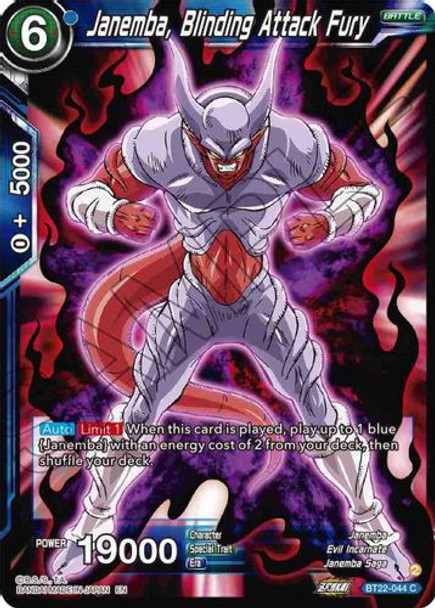 BT22-044C Janemba, Blinding Attack Fury